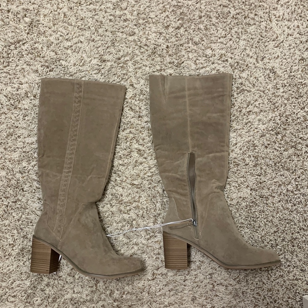Tan Knee-High Boots